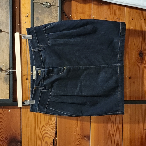 SEE BY CHLOE Dark Blue Denim Skirt US 8 Made In Italy GUC - Picture 10 of 16